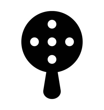 Kimmer düz vektör simgesi