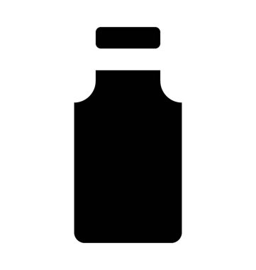 Tuz Shaker düz vektör simgesi