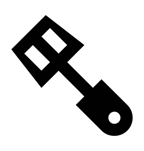 Плоская Векторная Икона Шпателя — стоковый вектор