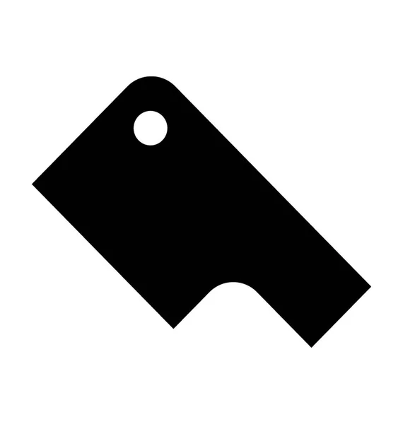 Cleaver Plano Vector Icono — Archivo Imágenes Vectoriales