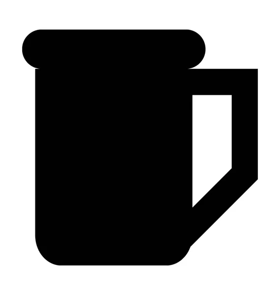 Ikona Płaski Wektor Kubek Herbaty — Wektor stockowy