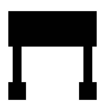 Maraton afiş düz vektör simgesi