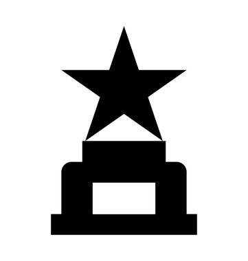 Yıldız Ödülü düz vektör simgesi