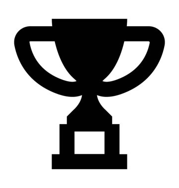 Trophy Düz Vektör Simgesi