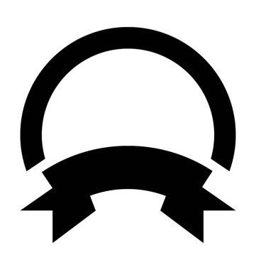 Spor Ödülü düz vektör simgesi