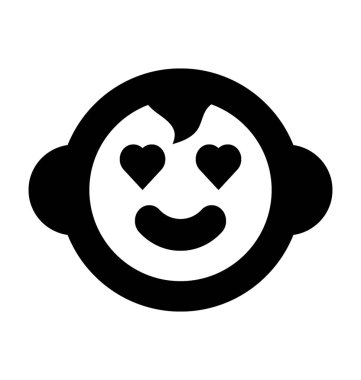 Mutlu bebek düz vektör simgesi