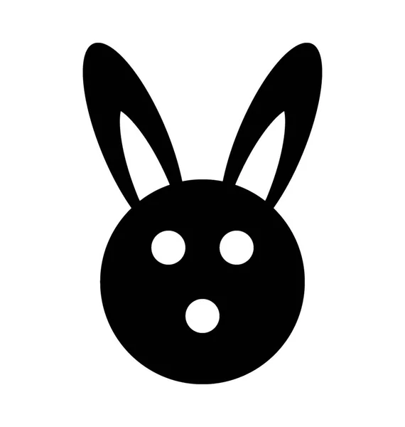 兔平面矢量图标 — 图库矢量图片