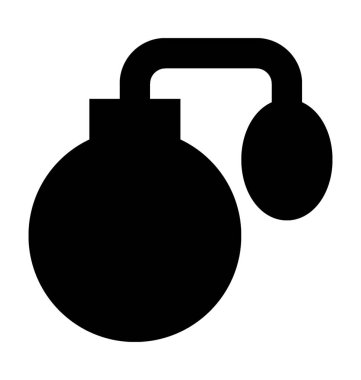 Parfüm düz vektör simgesi