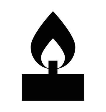 Mum Düz Vektör Simgesi