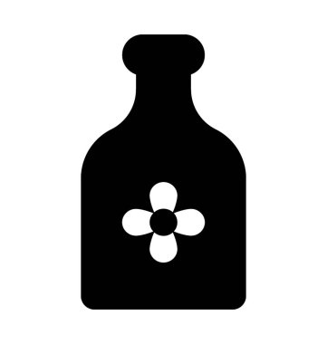 Aroma Şişe düz vektör simgesi