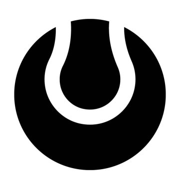 Beyzbol düz vektör simgesi 