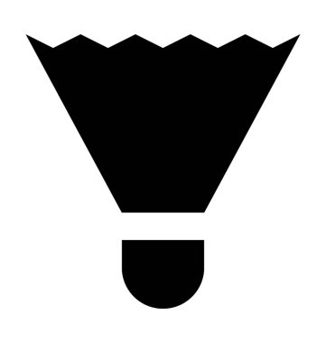 Raketle düz vektör simgesi 