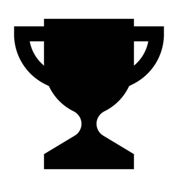 Trophy Düz Vektör Simgesi 
