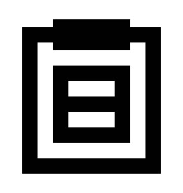 Pano düz vektör simgesi 