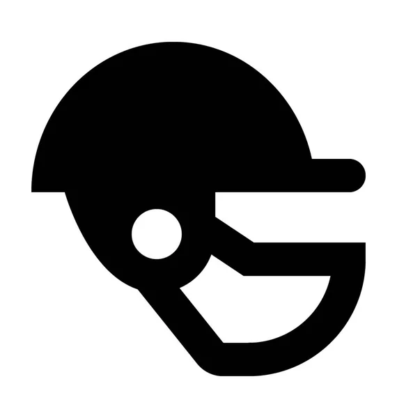 Helm Flach Vektorsymbol — Stockvektor