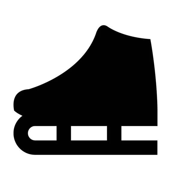 Ice Skates Flat Vector Icon — Stock Vector