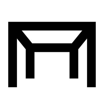 Pad düz vektör simge atlama