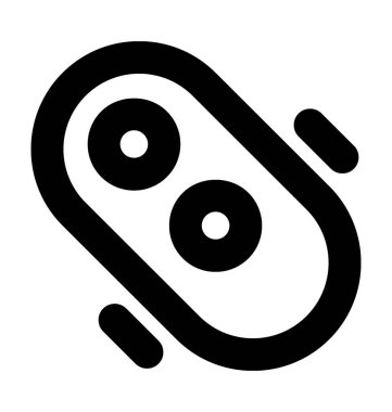 Kaykay düz vektör simgesi