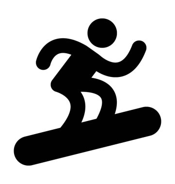 buz pateni düz vektör simgesi