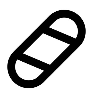 Kaykay düz vektör simgesi