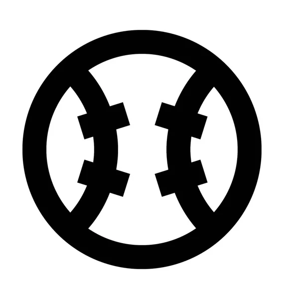 Ball Flache Vektor Symbol — Stockvektor