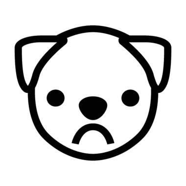 Koala düz vektör simgesi