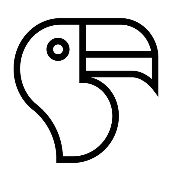 Ente Flache Vektor Symbol — Stockvektor