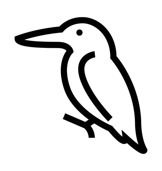 Kolibri Flaches Vektorsymbol — Stockvektor