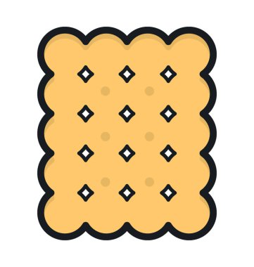 Tanımlama bilgisi renkli vektör simgesi