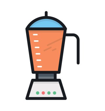 Blender düz vektör simgesi