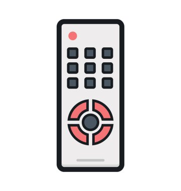 Uzak düz vektör simgesi 