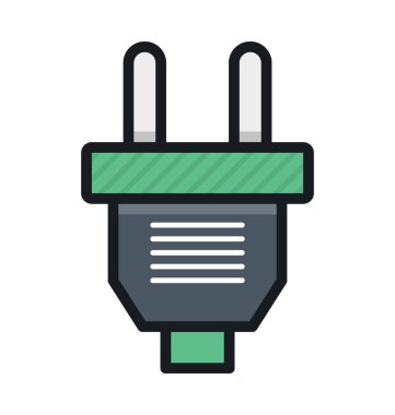 Flug Düz Vektör Simgesi 