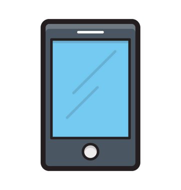 telefon düz vektör simgesi 