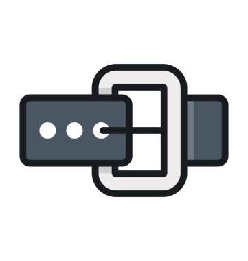 Kemer düz vektör simgesi