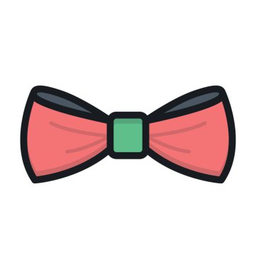 Düz vektör simge yay