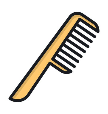 Tarak düz vektör simgesi