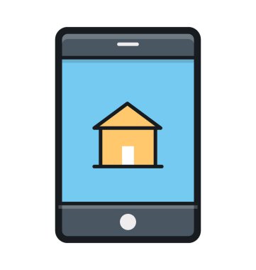 Özellik App düz vektör simgesi