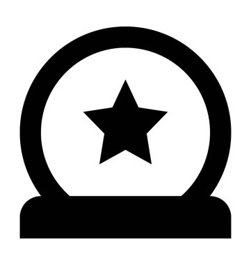 Kar düz vektör simge