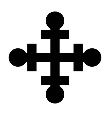 Kar tanesi düz vektör simgesi