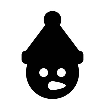 kardan adam düz vektör simgesi