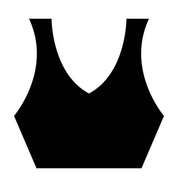 Bluz düz vektör simgesi