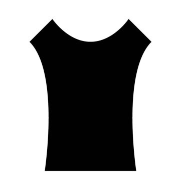 Bluz düz vektör simgesi