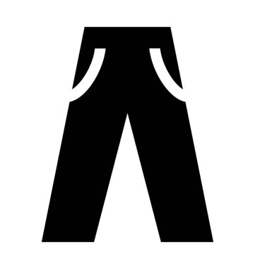 Pantolon düz vektör simgesi