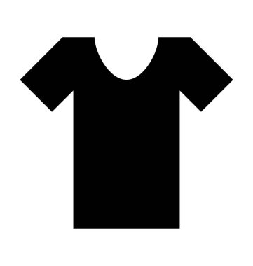 Tişört Düz Vektör Simgesi