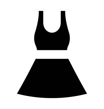 Bebek bebek elbise düz vektör simgesi