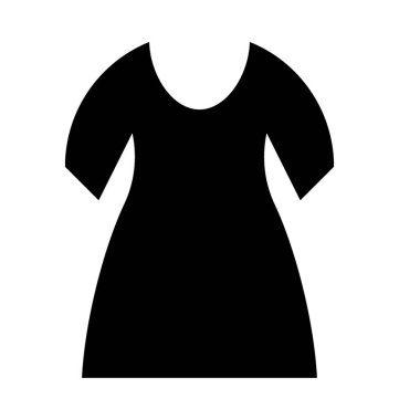 Tunik düz vektör simgesi