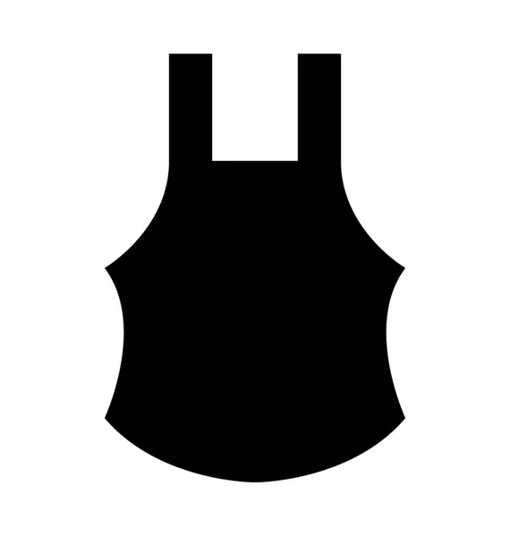 Underklädestopp Platt Vektor Symbol — Stock vektor
