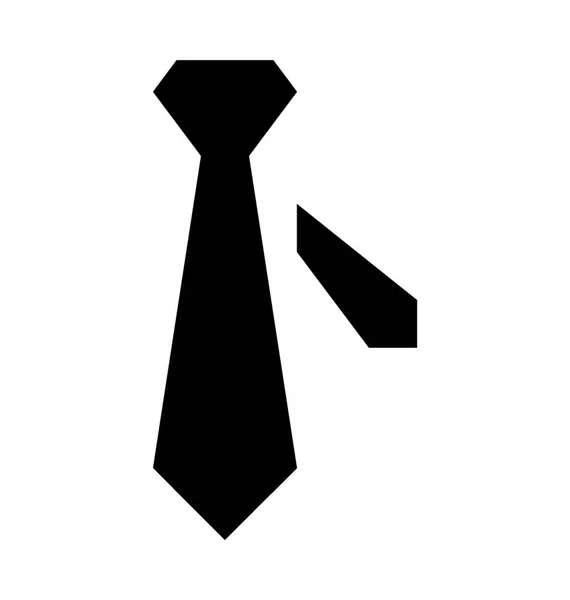 Краватка Вектор Плоскої Значок — стоковий вектор