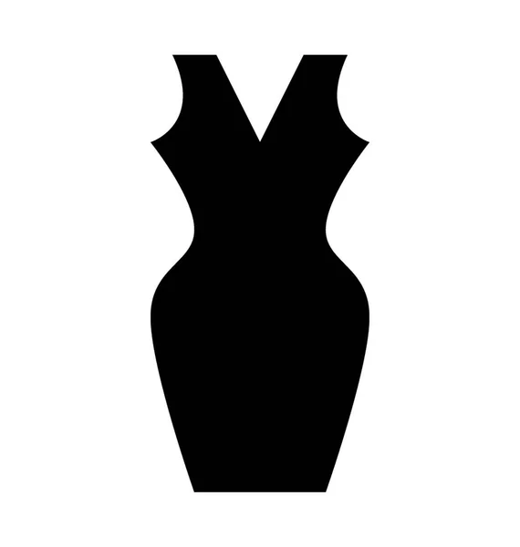 Ikona Sukienka Wektor Płaski Pochwy — Wektor stockowy