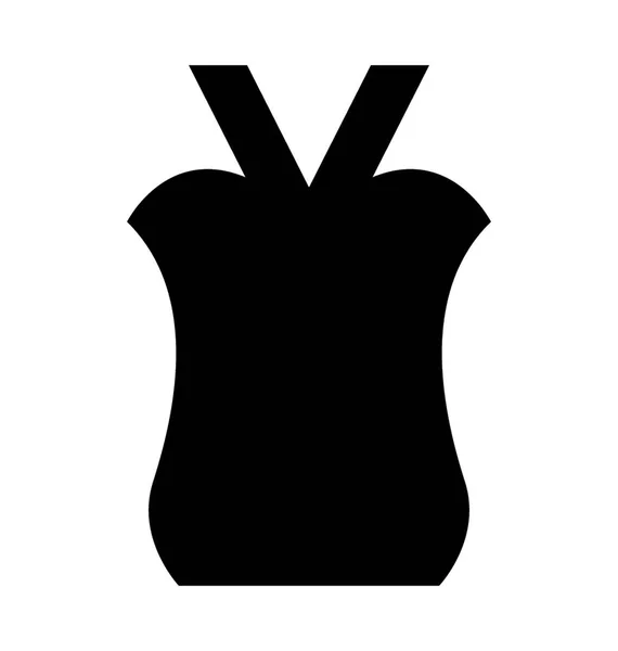 Traje Natación Moda Icono Vector Plano — Vector de stock